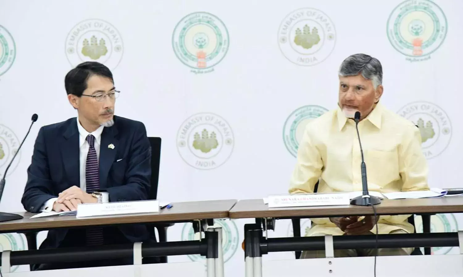 Andrapradesh, Amaravati, Cm Chandrababu, Japanese Ambassador Keiichi Ono