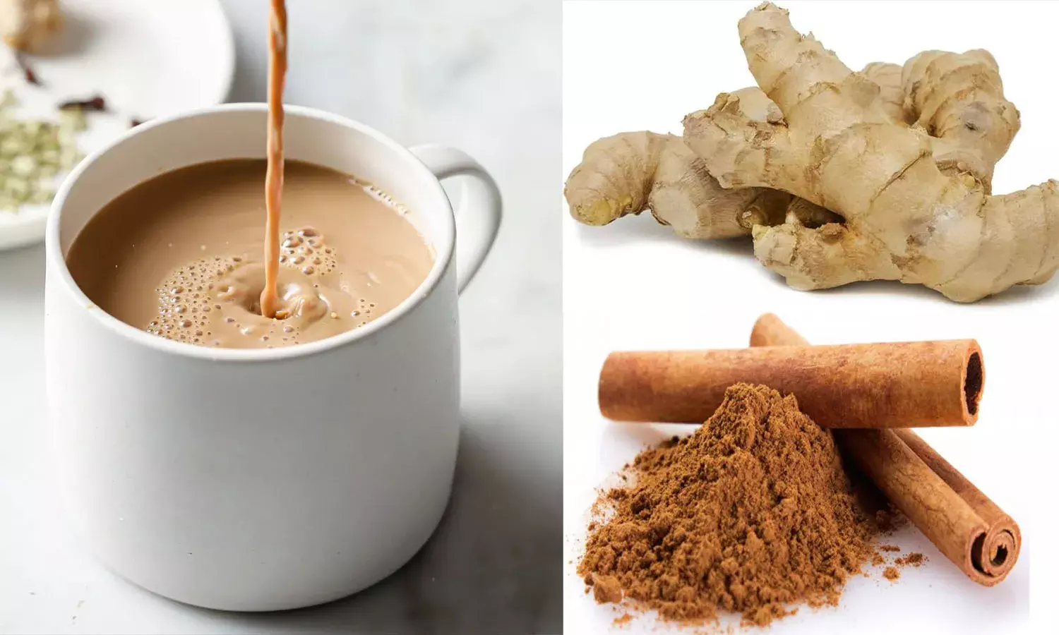 ginger, cinnamon powder, tea, Lifestyle