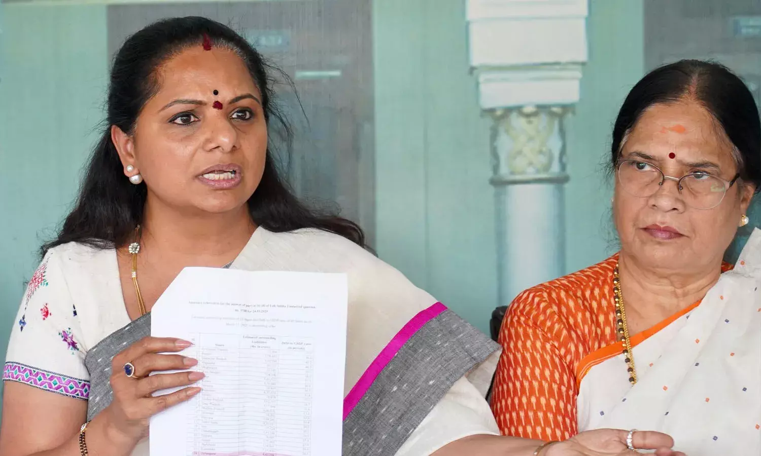 అప్పులపై కాంగ్రెస్ నేతల తప్పులు బయటపడ్డాయి : ఎమ్మెల్సీ కవిత