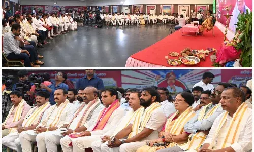 Telangana, Kcr, brs, Ugadi Celebrations, Telangana Bhavan