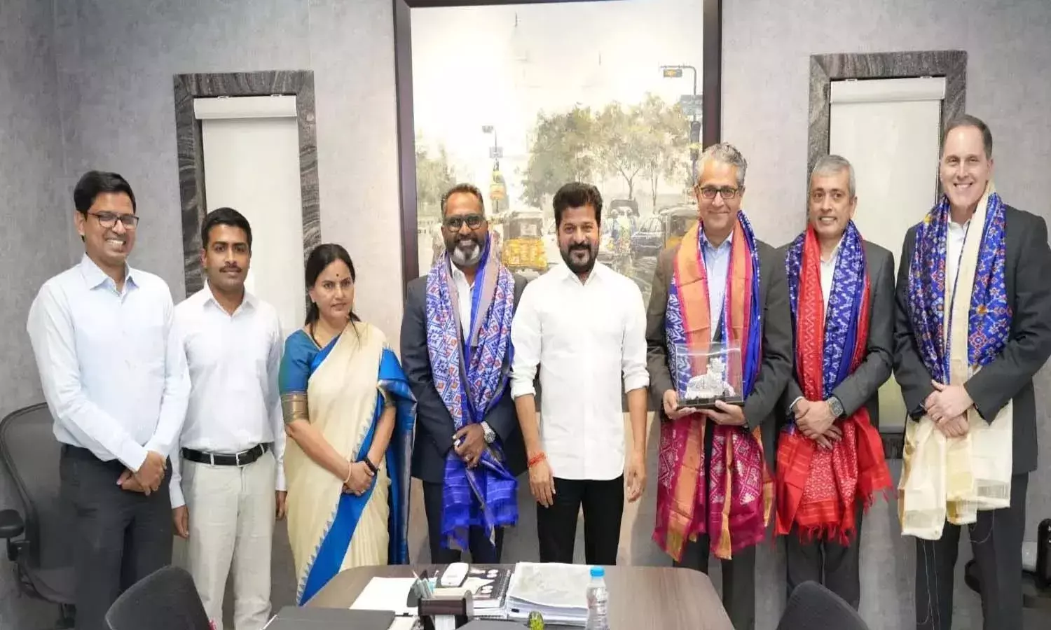 Telangana, Cm Revanthreddy, Vanguard, first India office in Hyderabad