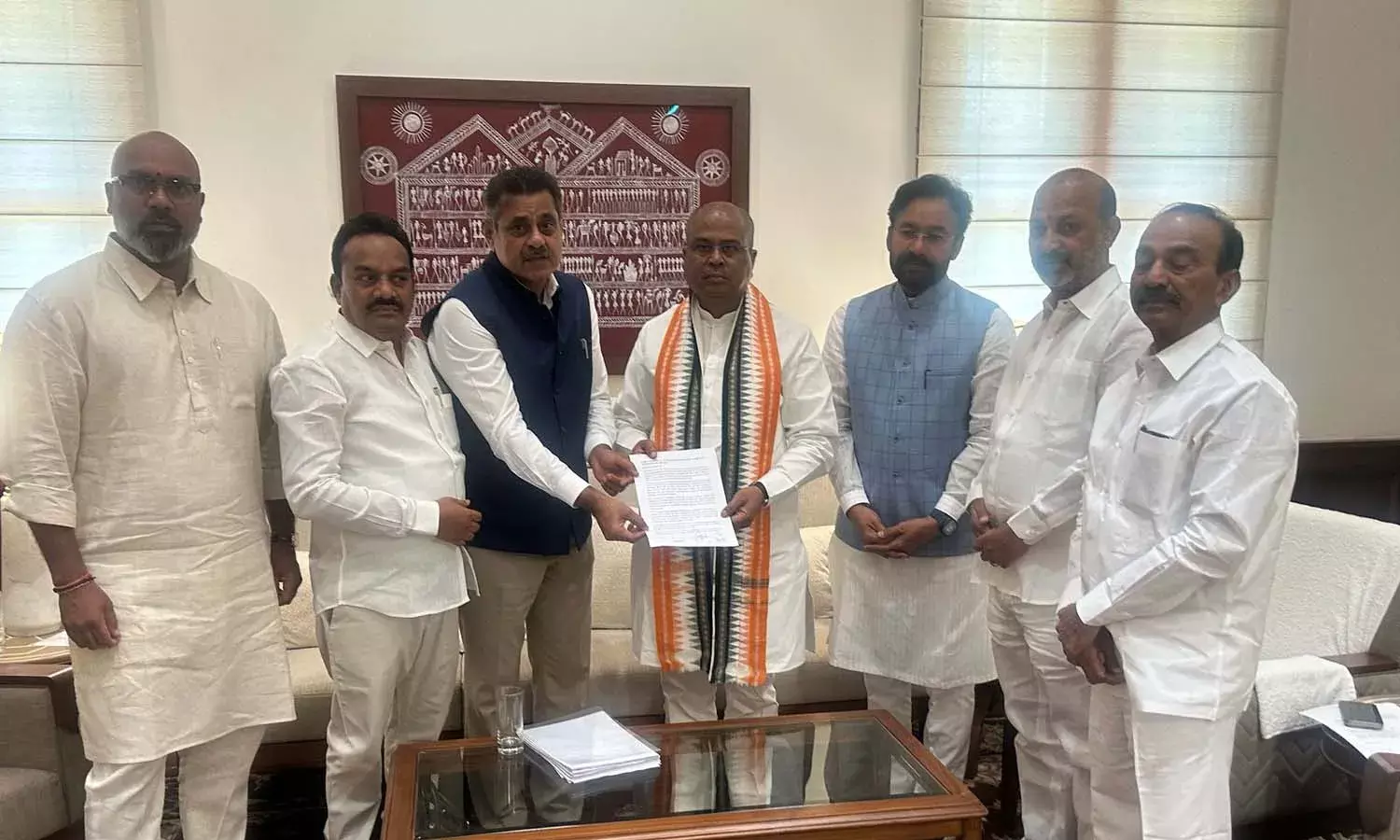 Telangana, Hyderabad News, Kanche Gachibowli Land, Telangana BJP MPs
