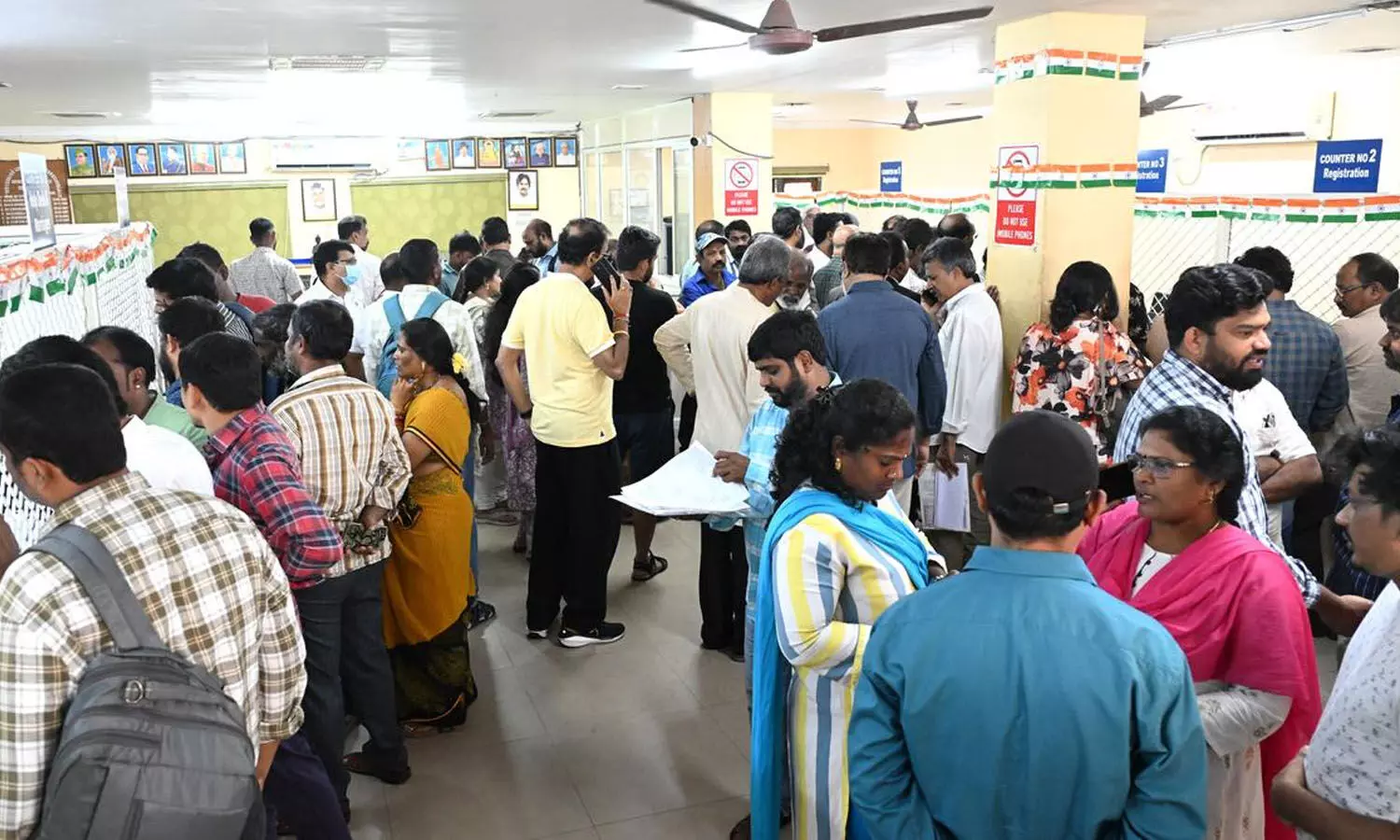 Andhrapradesh, Slot booking services, registration offices