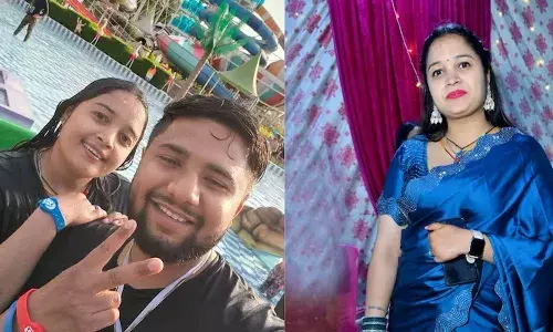 Bride, roller coaster, Delhi, amusement park