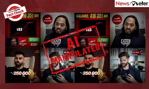NewsMeterFactCheck, Virat Kohli, Hrithik Roshan, Mukesh Ambani, Anant Ambani