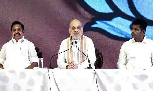 కలిసి పోటీ చేస్తాం.. పొత్తు ప్రకటన చేసిన అమిత్ షా