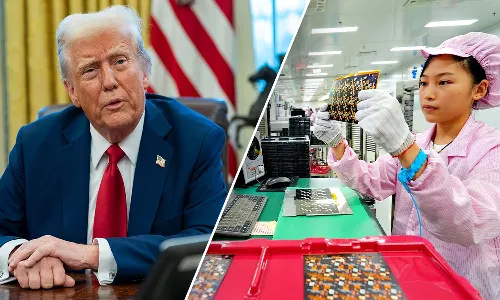 International News, America President Donald Trump, Reciprocal Tariffs, Smartphones Laptops Chips Exempted