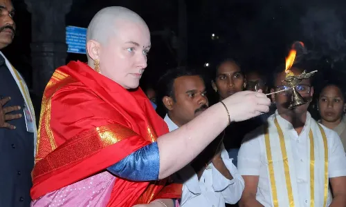 AP Deputy CM Pawan, Anna Lezhneva, Tirumala Srivari Seva, APnews