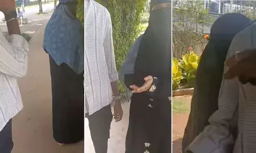 burqa, Man harasses Muslim woman, Hindu friend, Bengaluru park,