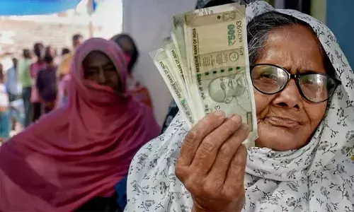 SERP, pension distribution , migrants, Telangana