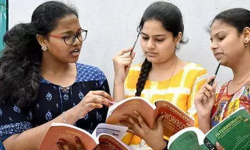 Telangana government , intermediate results, inter students