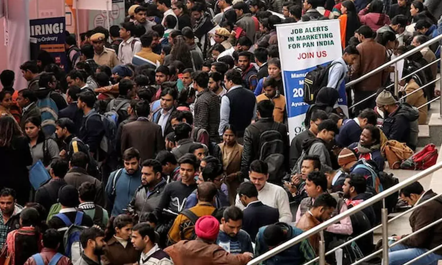 Central Govt, monthly unemployment data,  unemployment