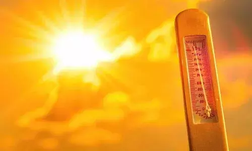 scorching sun , Telangana, Red alert, IMD