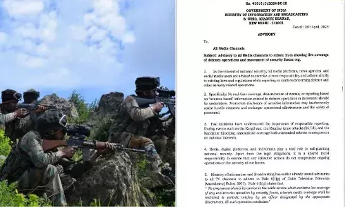 బోర్డర్ లో ఉద్రిక్తత.. మీడియాకు కేంద్రం కీలక సూచనలు