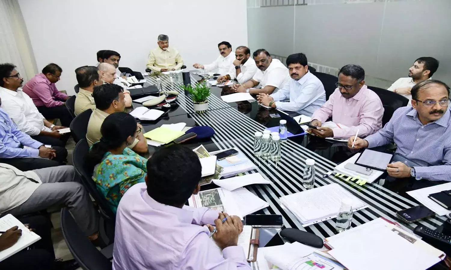 Andrapradesh, Amaravati, Cm Chandrababu, Pm Modi Tour, Capital Restart program