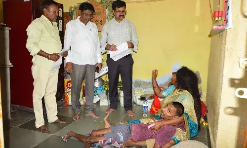 CM Revanth, plight , disabled person, Jangaon