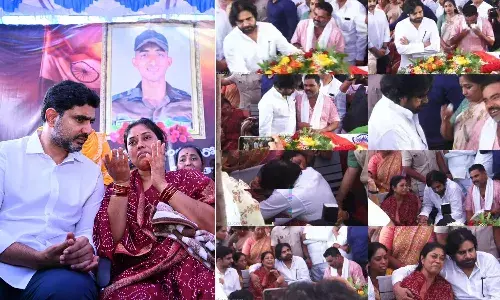 Deputy CM Pawan, Minister Lokesh, soldier Murali Nayak, APnews