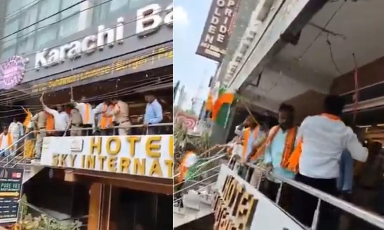 BJP Activists, Attack, Karachi Bakery , Name Row,Hyderabad BJP Activists, Attack, Karachi Bakery , Name Row,Hyderabad