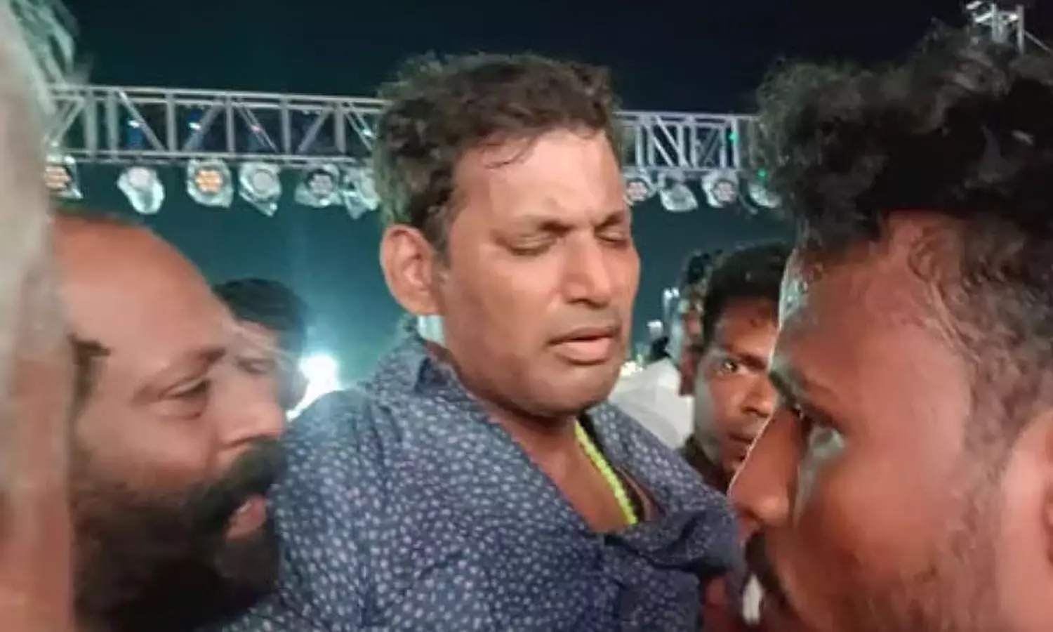 Actor Vishal, hospitalised , Kollywood Actor Vishal, hospitalised , Kollywood