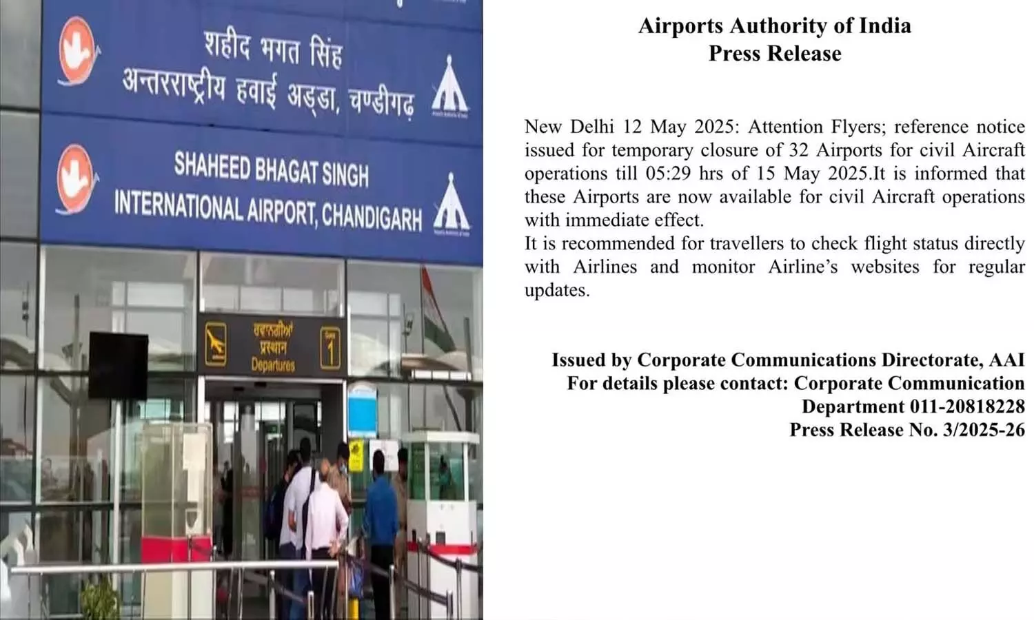 National News, Union Government, India Pakistan, Airports, Airports Authority of India National News, Union Government, India Pakistan, Airports, Airports Authority of India