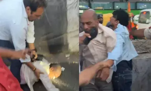 Video : చైన్ స్నాచర్లను తొక్కిపట్టి నార తీసిన పోలీసులు