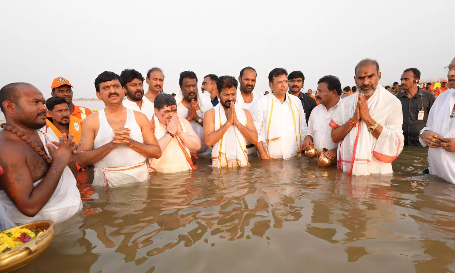 CM Revanth Reddy, Triveni Sangama Saraswati Pushkaralu, telangana CM Revanth Reddy, Triveni Sangama Saraswati Pushkaralu, telangana