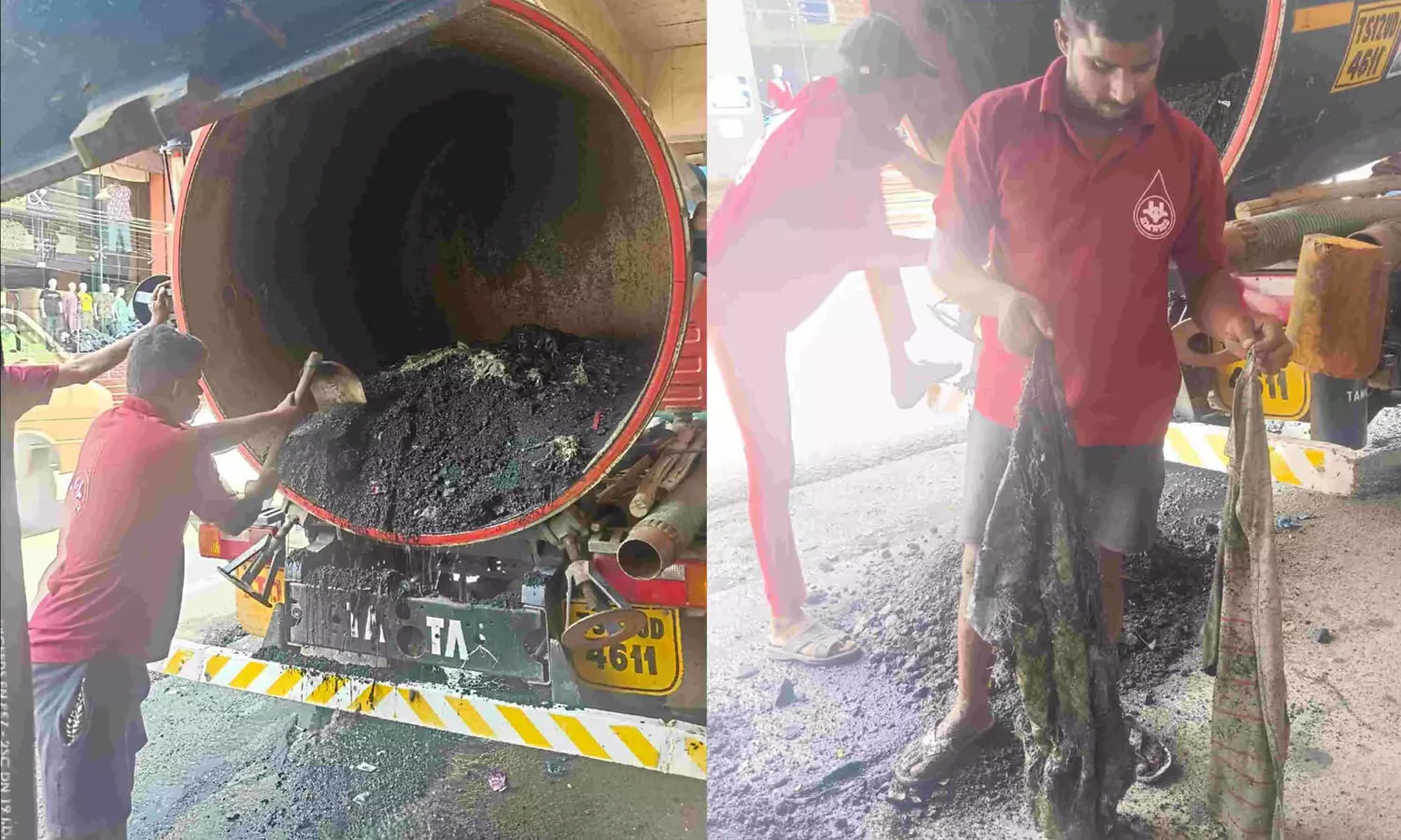 Hyderabad, water board, dumping garbage, manholes Hyderabad, water board, dumping garbage, manholes