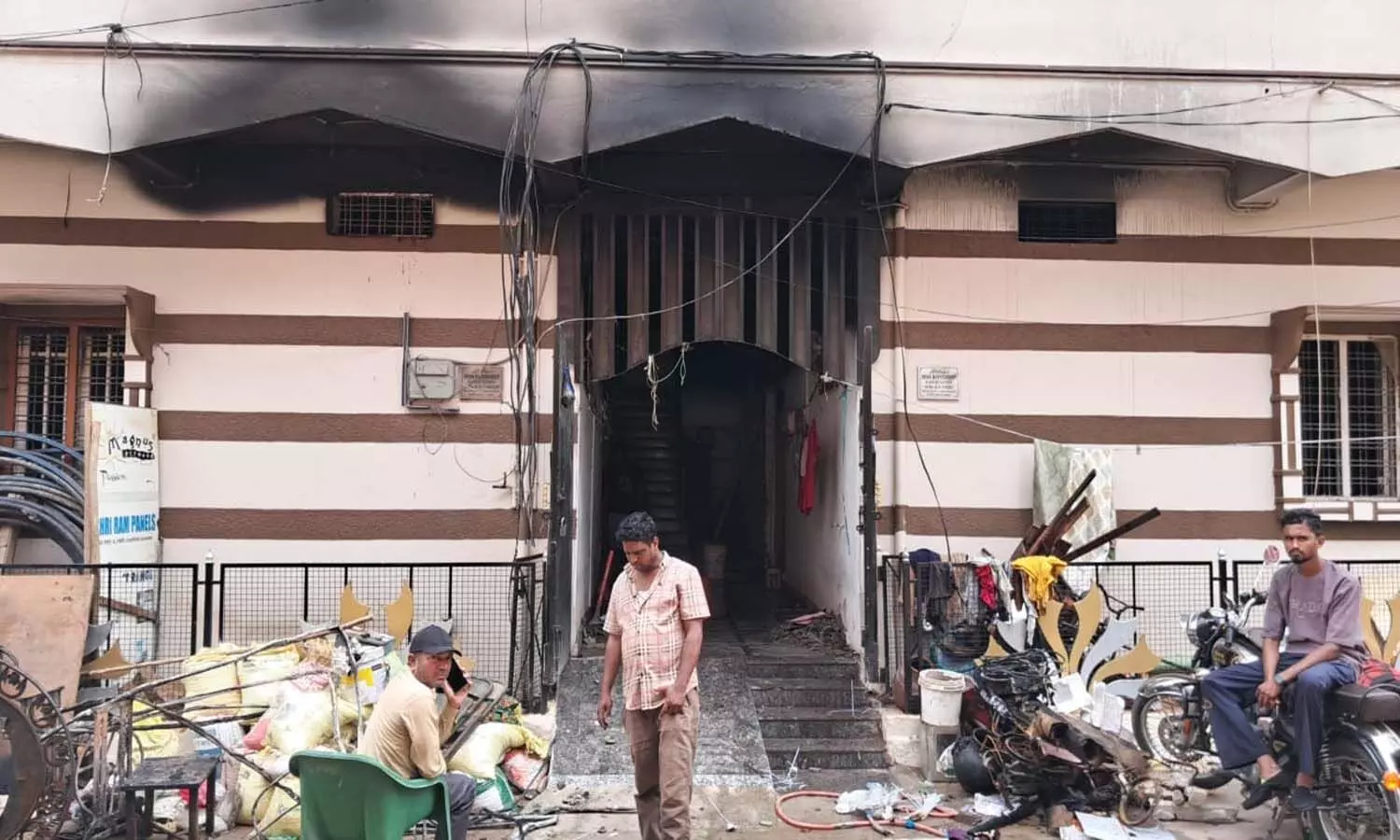 Crime News, Hyderabad News, Mailardevpally, Massive Fire Accident, Crime News, Hyderabad News, Mailardevpally, Massive Fire Accident,