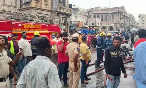 fire accident, Hyderabad, Nine people killed, Gulzar House