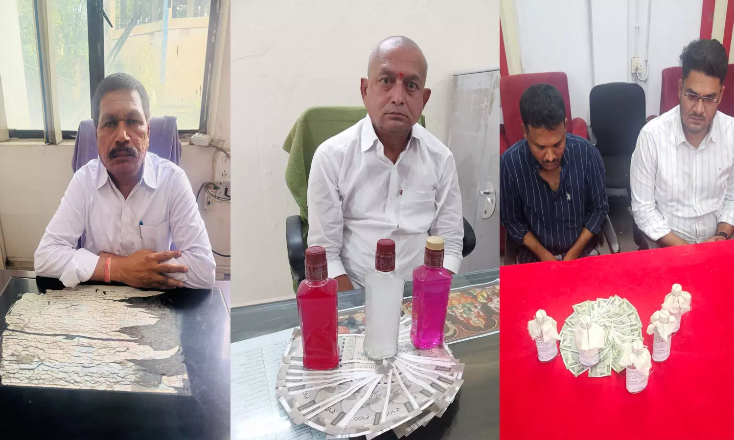 ఏసీబీకి చిక్కిన అధికారులు ఏసీబీకి చిక్కిన అధికారులు