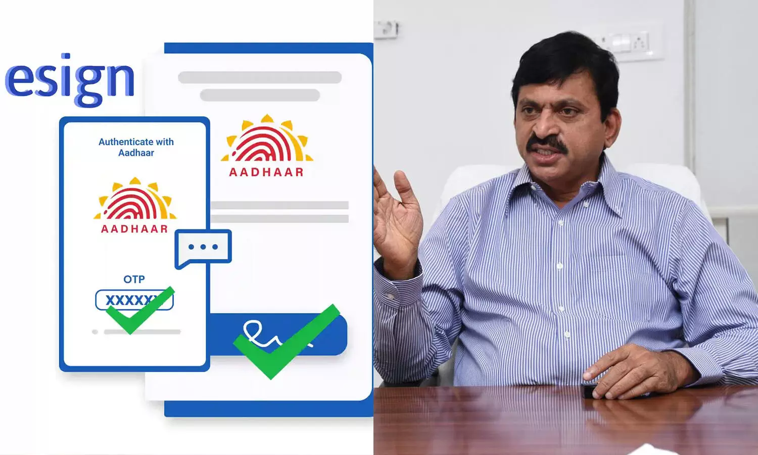 Aadhaar e-sign, Registrations Easy, Minister Ponguleti Srinivas Redddy, Telangana Aadhaar e-sign, Registrations Easy, Minister Ponguleti Srinivas Redddy, Telangana