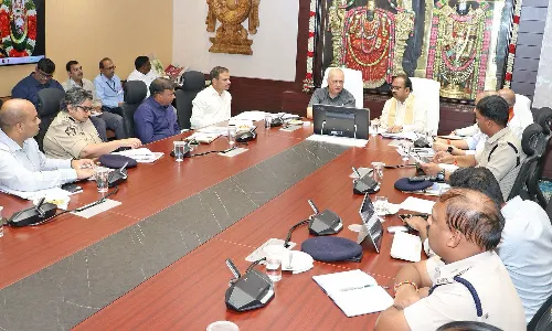 తిరుమలలో భద్రతపై డీజీపీ, టీటీడీ ఈఓ ఉన్నతస్థాయి సమావేశం
