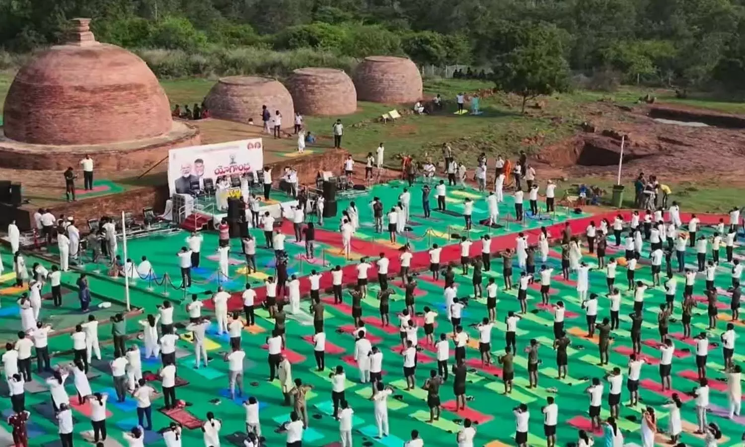 Andrapradesh, Ap Government, International Yoga Day, Guinness World Record Andrapradesh, Ap Government, International Yoga Day, Guinness World Record
