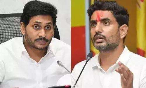 Minister Lokesh, open challenge, YS Jagan, Ursa Company, land allotment