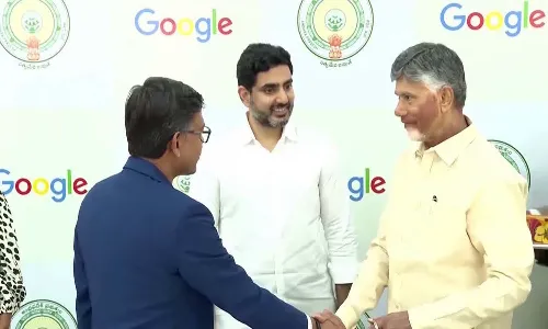 Andrapradesh, Amaravati, CM Chandrababu, Google, Google project