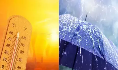 High temperature, APnews, Heavy rains, Telangana