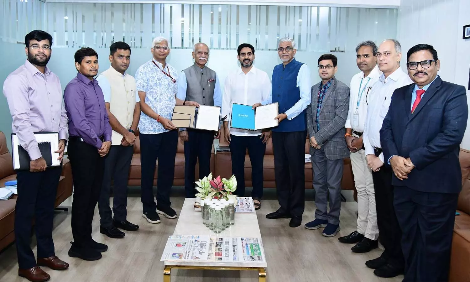 Andrapradesh, Ap Government, Minister Nara Lokesh, Cyient Foundation, AICTE, Agreement Andrapradesh, Ap Government, Minister Nara Lokesh, Cyient Foundation, AICTE, Agreement