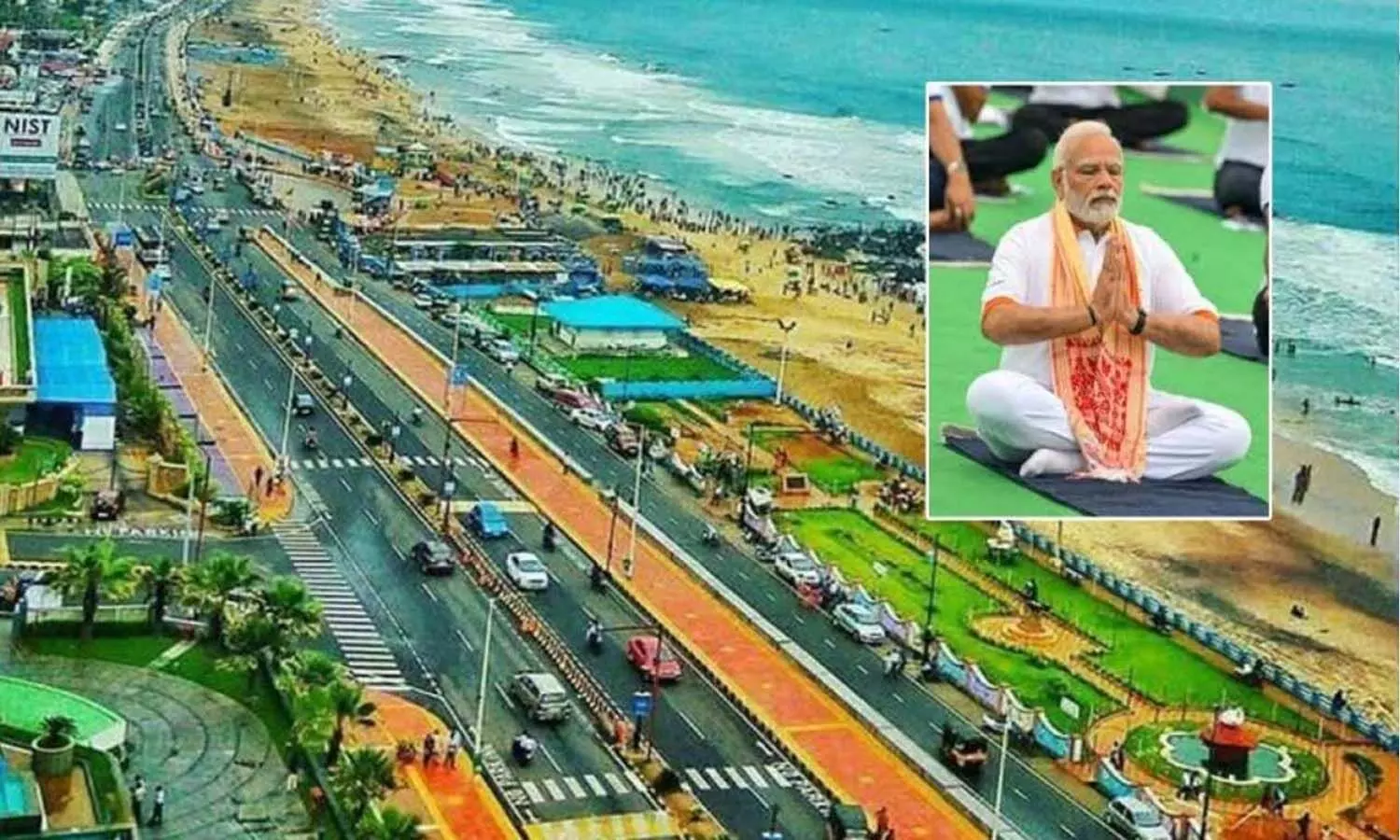 Andrapradesh, Visakhapatnam, Ap Government, Yoga Day, Pm Modi, Cm Chandrababu Andrapradesh, Visakhapatnam, Ap Government, Yoga Day, Pm Modi, Cm Chandrababu