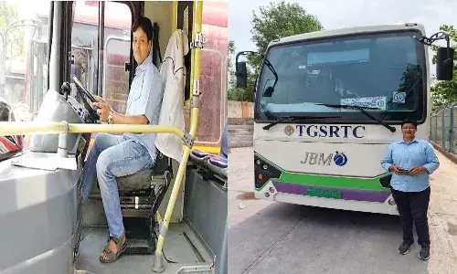 Telangana, Tgrtc, Women Driver Saritha, Minister Ponnam Prabhakar