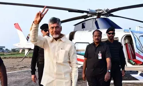 Andrapradesh, Cm Chandrababu, Piyush Goyal, Helicopter technical issue, VVIP security
