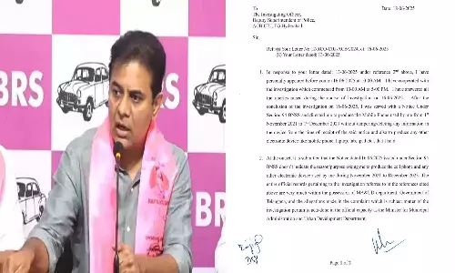 Telangana, Brs Working President Ktr, Formula Erace Case, Acb