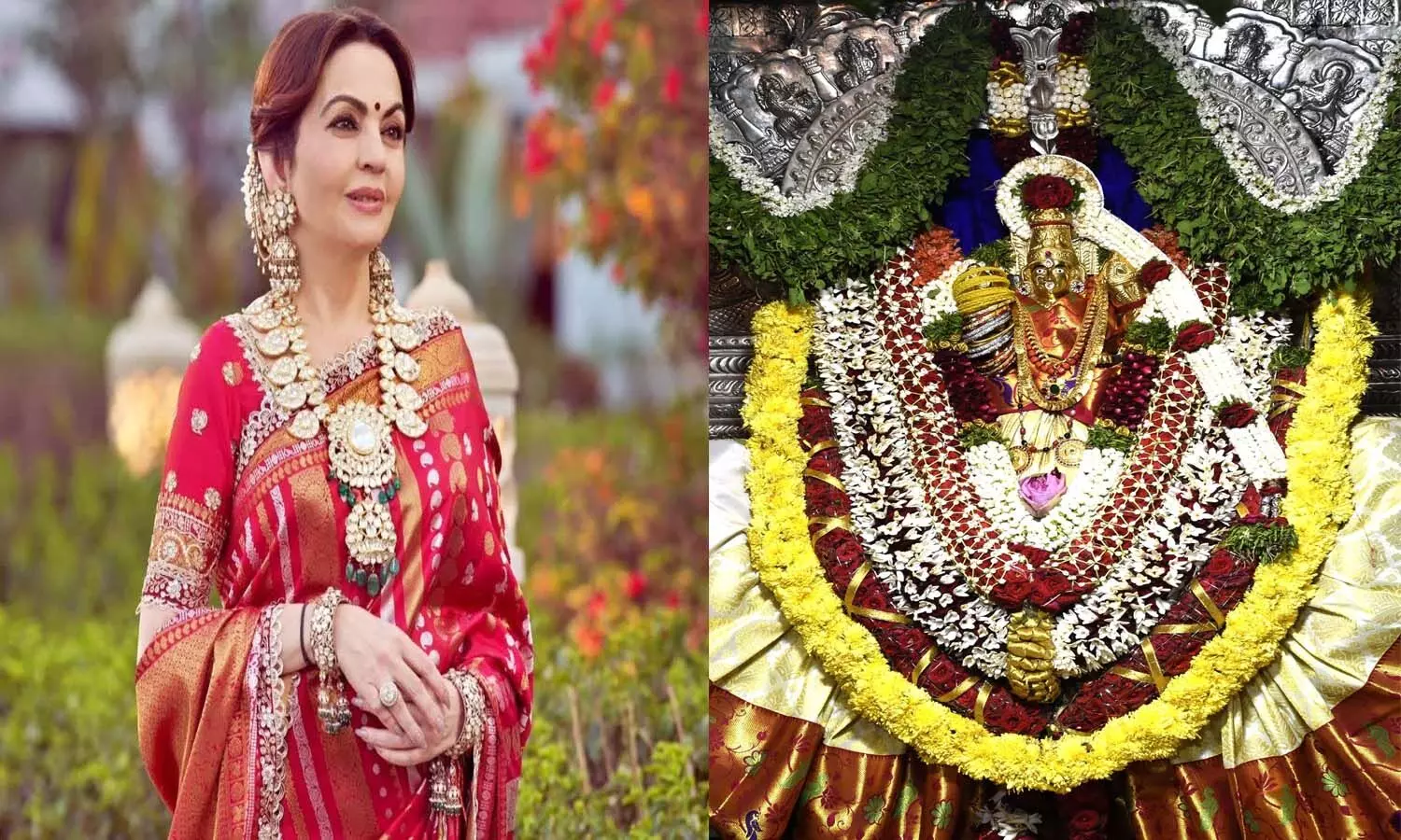 Hyderabad News, Balkampet Yellamma Temple, Nita Ambani, Temple donation Hyderabad News, Balkampet Yellamma Temple, Nita Ambani, Temple donation