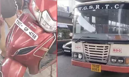 Hyderabad, woman dies in road accident, Attapur