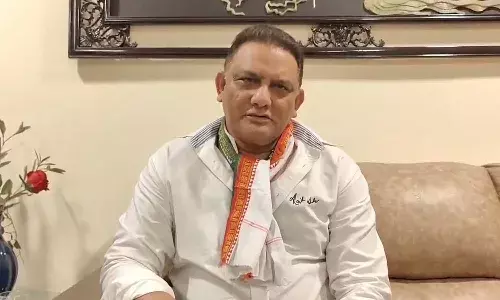 Hyderabad News, Congress party leader Azharuddin,  Jubilee Hills by-election, Congress