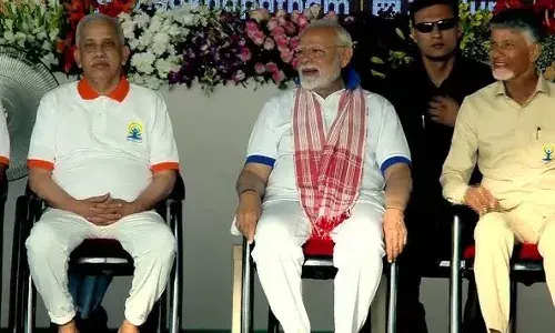 International Yoga Day, Prime Minister Modi, Yogandhra program, APnews