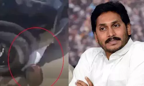 YS Jagan convoy, accident, Singayya, APnews