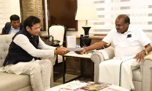 Telangana, IT Minister Sridhar Babu,  Congress Government, Union Minister Kumaraswamy