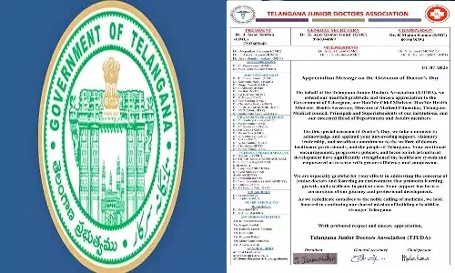 Telangana Government, Junior Doctors, Doctors Day, Cm Revanthreddy