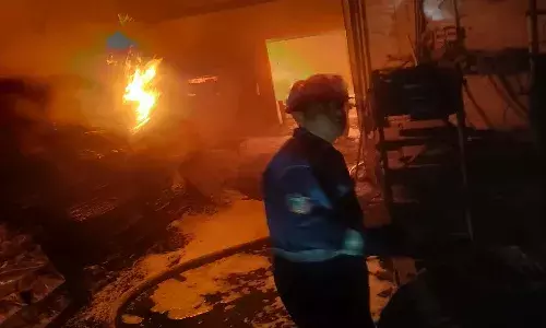 Hyderabad News, Katedan, Fire Accident, Fire Department