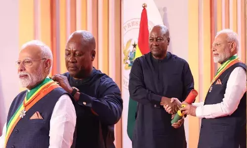 National News, Pm Modi, Abroad Tour, Ghana, Officer of the Order of the Star of Ghana